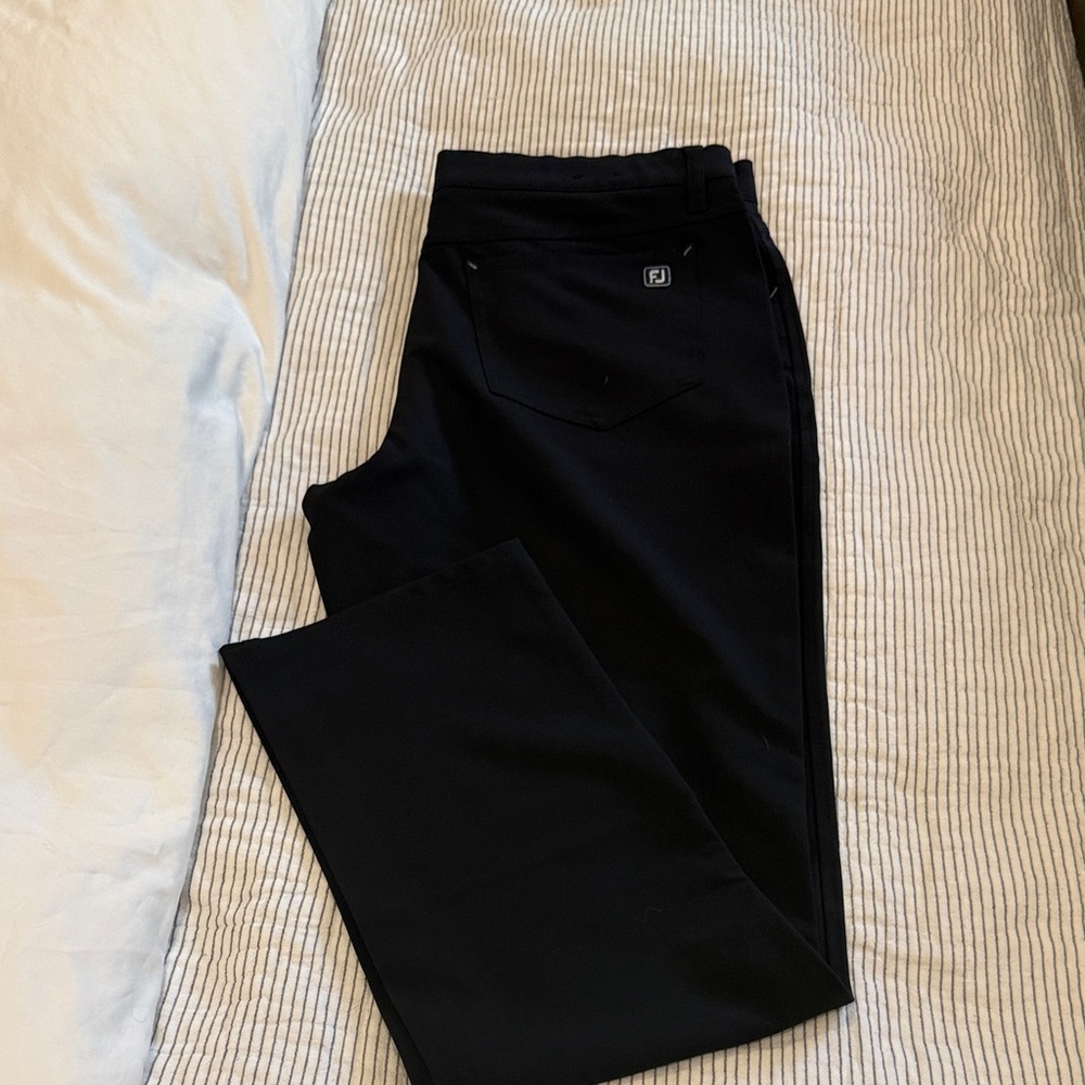 FJ Athletic Fit Black Pants